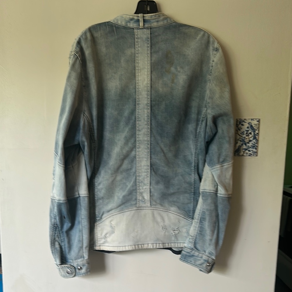 Diesel Two-Tone Distressed Denim Jacket - Picture 5 of 15